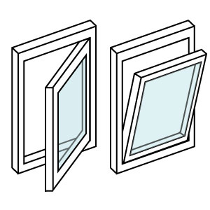 ventana oscilobatiente para clima cálido y húmedo