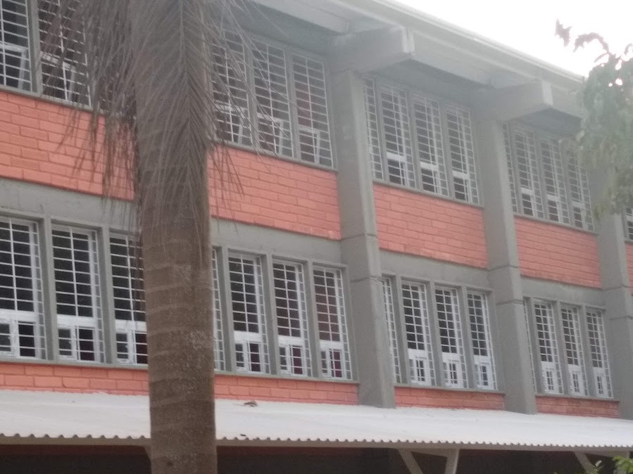 Fachada de clínica con ventanas en PVC y rejas de seguridad – Clínica – ventanas hospitalarias en PVC