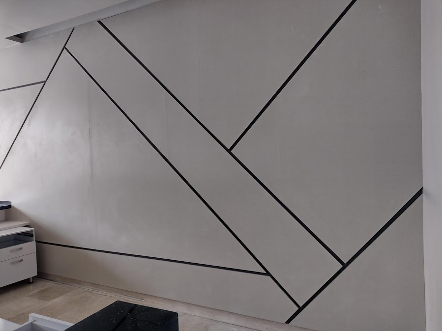 Recepción con revestimiento decorativo en PVC – Recepción CECAD